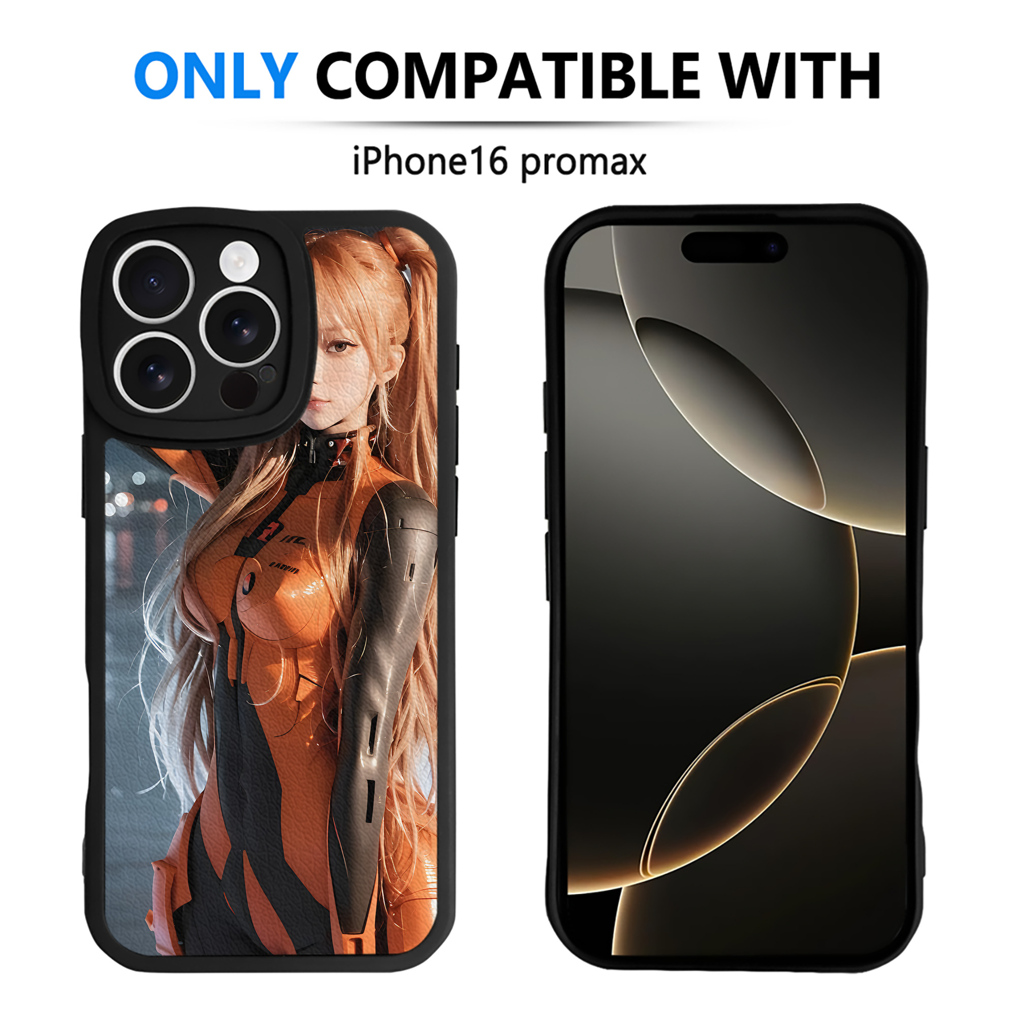（画像用） EVA 新世紀エヴァンゲリオン 【iPhone 16シリーズ対応】シリコンスマホケース（レザー調） 材質：シリコン